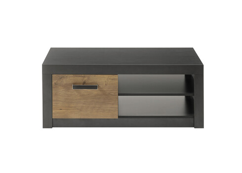 Diivanilaud BRÜGGE kastan / hall, 110x63xH44 cm