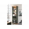 Kapp-riiul CAMBRIDGE roheline / tamm, 68x45xH207 cm