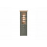 Vitriinkapp CAMBRIDGE roheline / tamm, 68x45xH207 cm