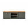 Tv-alus CAMBRIDGE roheline / tamm, 152x45xH51 cm