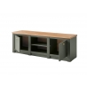 Tv-alus CAMBRIDGE roheline / tamm, 152x45xH51 cm