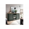 Kummut CAMBRIDGE roheline / tamm, 145x41xH83 cm
