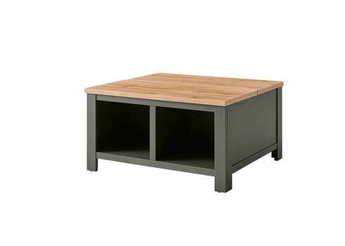 Diivanilaud CAMBRIDGE roheline / tamm, 93x93xH50 cm