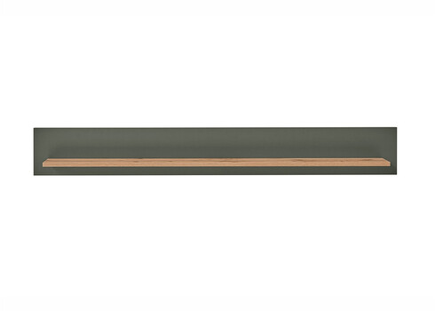 Seinariiul CAMBRIDGE roheline / tamm, 150x17xH20 cm