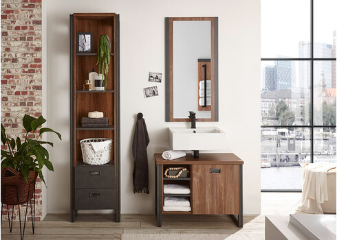 Valamukapp DETROIT tamm / hall, 81x40xH62 cm