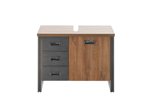 Valamukapp DETROIT tamm / hall, 81x40xH62 cm