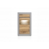 Vitriinkapp CASABLANCA tamm / matthall, 66x35xH113 cm