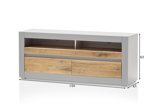 Tv-alus CASABLANCA tamm / matthall, 150x42xH63 cm