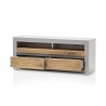 Tv-alus CASABLANCA tamm / matthall, 150x42xH63 cm