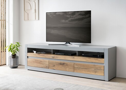 Tv-alus CASABLANCA tamm / matthall, 217x42xH63 cm