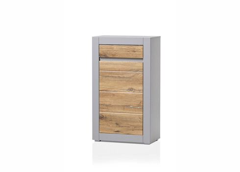 Kummut CASABLANCA tamm / matthall, 66x35xH113 cm