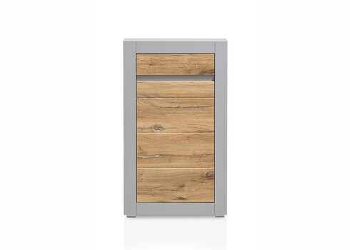Kummut CASABLANCA tamm / matthall, 66x35xH113 cm