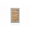 Kummut CASABLANCA tamm / matthall, 66x35xH113 cm