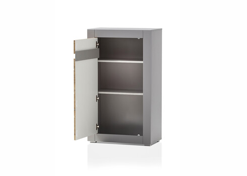 Kummut CASABLANCA tamm / matthall, 66x35xH113 cm