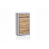 Kummut CASABLANCA tamm / matthall, 66x35xH113 cm