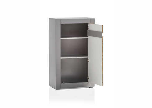 Kummut CASABLANCA tamm / matthall, 66x35xH113 cm