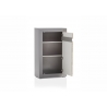 Kummut CASABLANCA tamm / matthall, 66x35xH113 cm