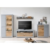 Kummut CASABLANCA tamm / matthall, 100x35xH113 cm