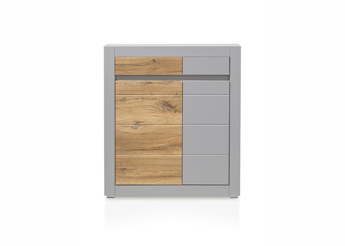 Kummut CASABLANCA tamm / matthall, 100x35xH113 cm