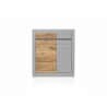 Kummut CASABLANCA tamm / matthall, 100x35xH113 cm