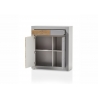Kummut CASABLANCA tamm / matthall, 100x35xH113 cm