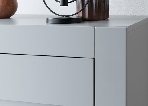 Kummut CASABLANCA tamm / matthall, 100x35xH113 cm