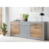 Kummut CASABLANCA tamm / matthall, 217x42xH90 cm