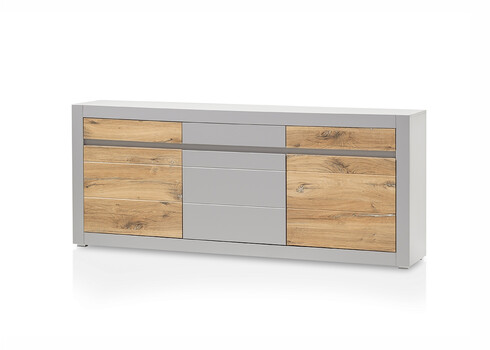 Kummut CASABLANCA tamm / matthall, 217x42xH90 cm