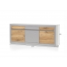 Kummut CASABLANCA tamm / matthall, 217x42xH90 cm