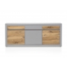 Kummut CASABLANCA tamm / matthall, 217x42xH90 cm