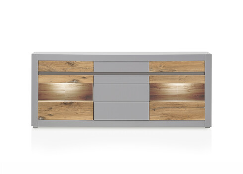 Kummut CASABLANCA tamm / matthall, 217x42xH90 cm