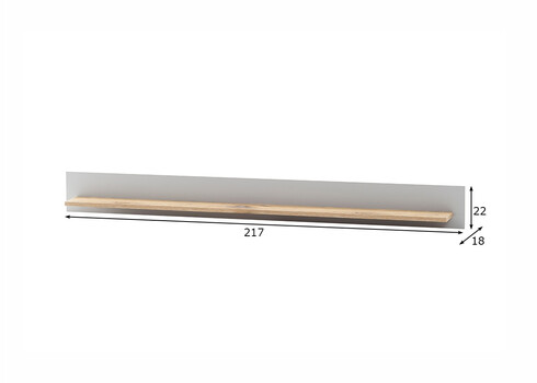 Seinariiul CASABLANCA tamm / matthall, 217x18xH22 cm