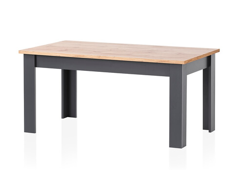 Söögilaud CATANIA tamm / antratsiit, 160x90xH76 cm