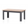 Söögilaud CATANIA tamm / antratsiit, 160x90xH76 cm