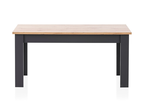 Söögilaud CATANIA tamm / antratsiit, 160x90xH76 cm