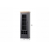 Vitriinkapp CATANIA tamm / antratsiit, 72x38xH201 cm