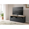Tv-alus CATANIA tamm / antratsiit, 135x45xH51 cm