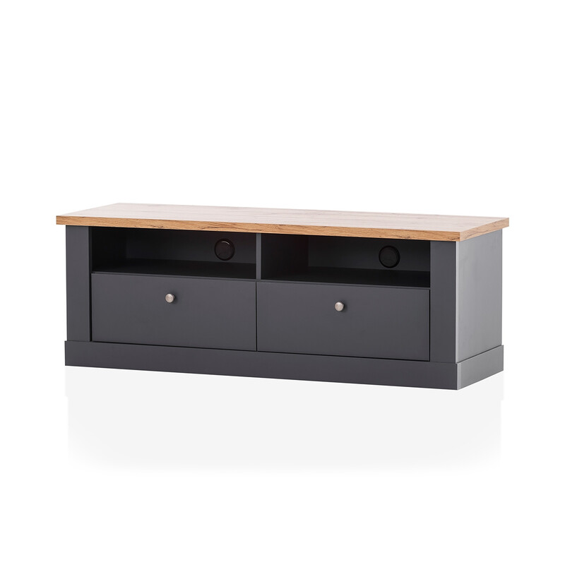 Tv-alus CATANIA tamm / antratsiit, 135x45xH51 cm Tv-alus CATANIA tamm / antratsiit, 135x45xH51 cm