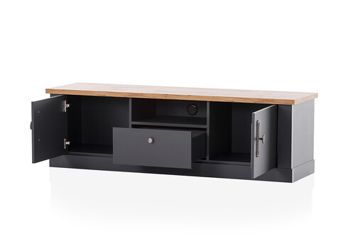 Tv-alus CATANIA tamm / antratsiit, 158x45xH51 cm