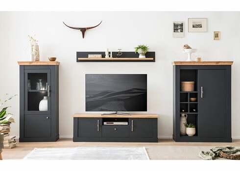 Tv-alus CATANIA tamm / antratsiit, 158x45xH51 cm