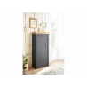 Kapp CATANIA tamm / antratsiit, 72x38xH146 cm