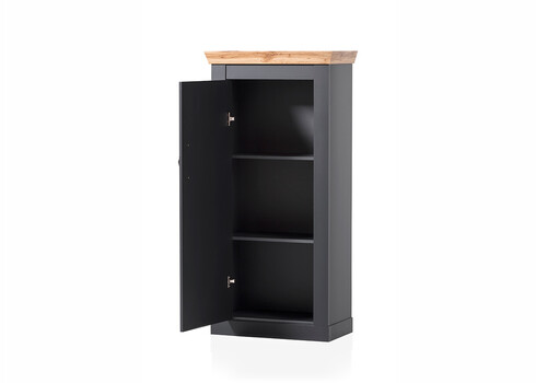 Kapp CATANIA tamm / antratsiit, 72x38xH146 cm