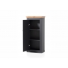 Kapp CATANIA tamm / antratsiit, 72x38xH146 cm