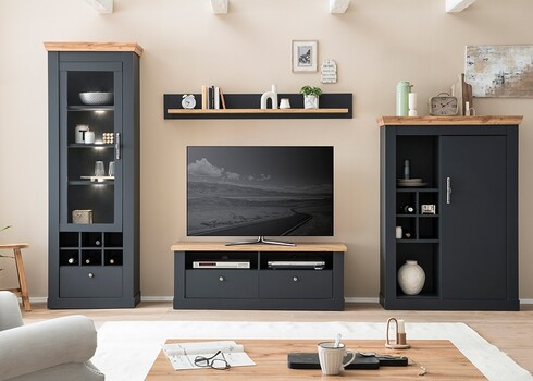 Kapp CATANIA tamm / antratsiit, 107x38xH146 cm