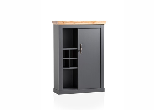 Kapp CATANIA tamm / antratsiit, 107x38xH146 cm