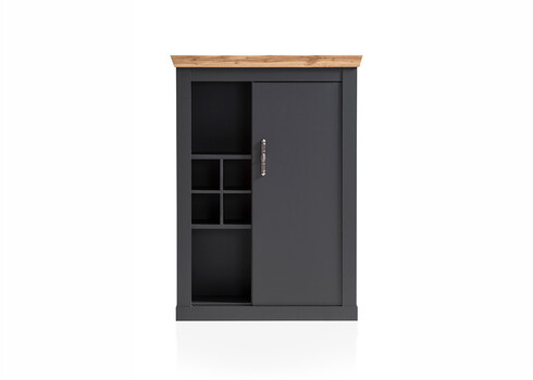Kapp CATANIA tamm / antratsiit, 107x38xH146 cm