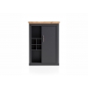 Kapp CATANIA tamm / antratsiit, 107x38xH146 cm