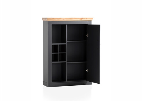 Kapp CATANIA tamm / antratsiit, 107x38xH146 cm