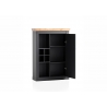 Kapp CATANIA tamm / antratsiit, 107x38xH146 cm