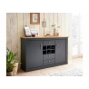 Kummut CATANIA tamm / antratsiit, 169x45xH104 cm